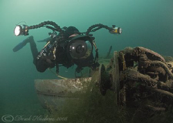 Mark in action! Capernwray. D200, 10.5mm. by Derek Haslam 